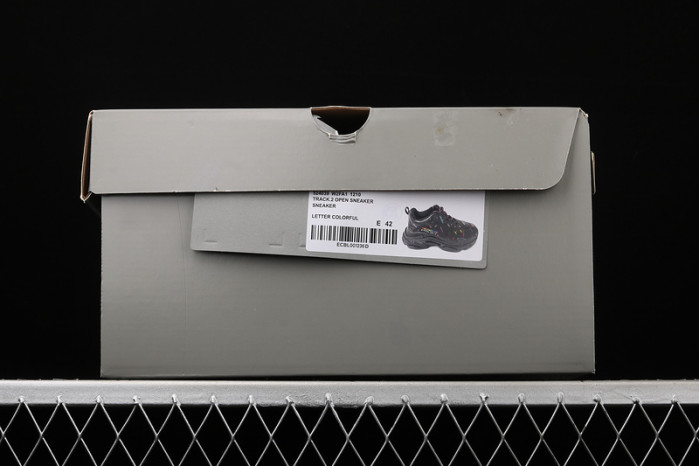 bl triple s trainers letters black 11407