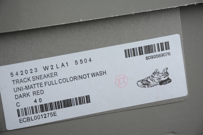 bl tess s. gomma trek low sneakers red h903p80822