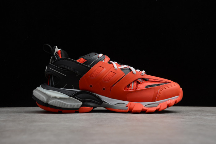 bl tess s. gomma trek low sneakers orange grey 11616