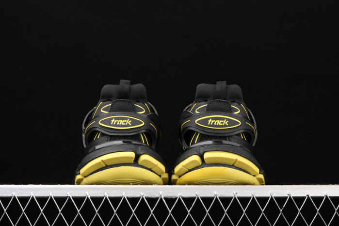 bl tess s. gomma trek low sneakers black yellow 112302