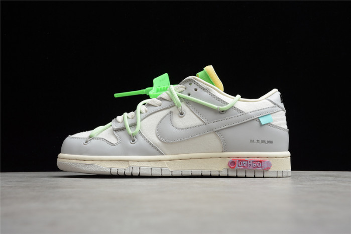 off-white x nike sb dunk low “07 of 50” ow dm1602-108