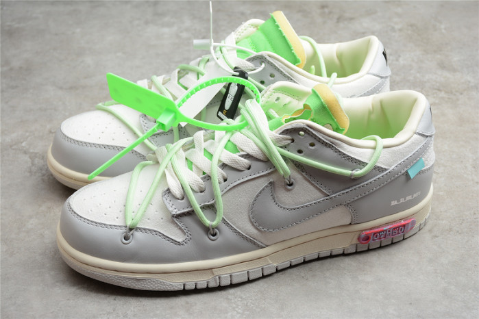 off-white x nike sb dunk low “07 of 50” ow dm1602-108