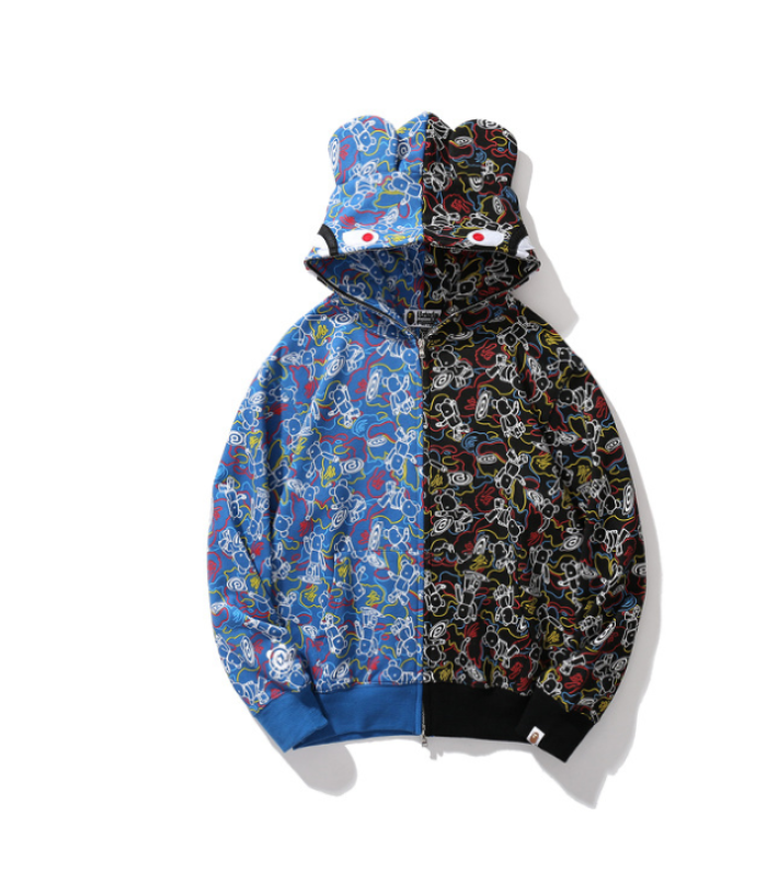 bp436 bape hoodie with ears 102