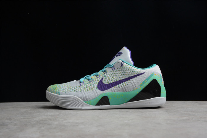 nike kobe ix grey green 630487-005