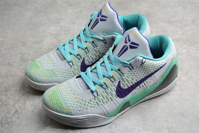 nike kobe ix grey green 630487-005