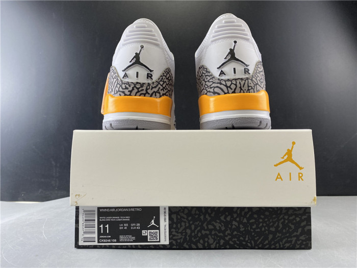 air jordan 3 laser orange wmns ck9246-108