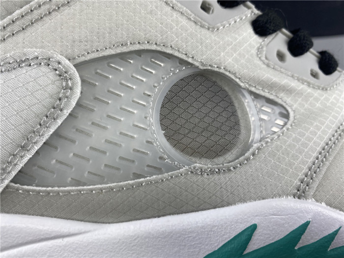 off white air jordan 5 sp grey green - ct8480-105