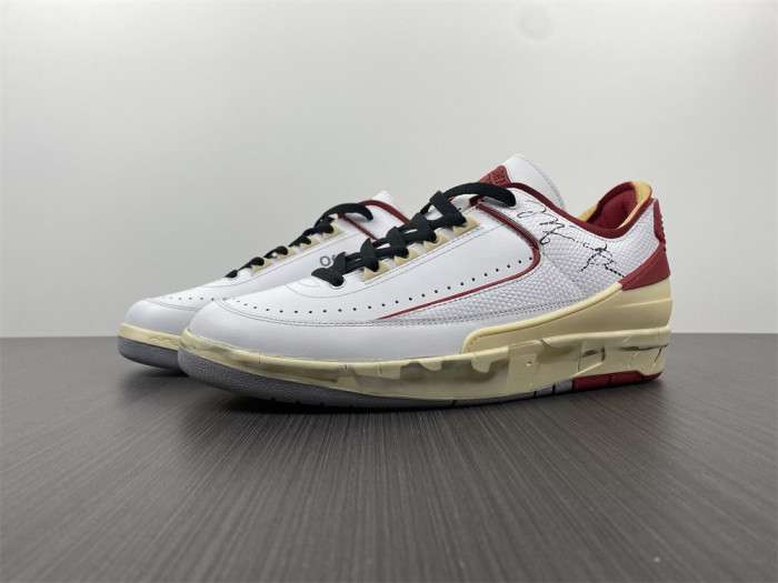 jordan 2 retro low sp off-white white red dj4375-106