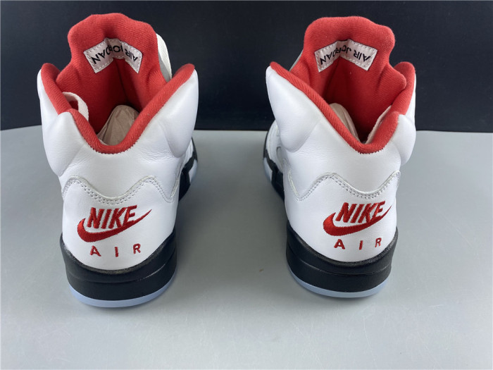 jordan 5 retro fire red silver tongue (2020) - da1911-102