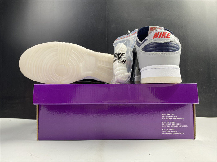 nike sb dunk low grey dark blue dd1768-400