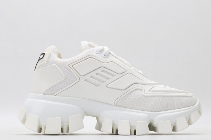 PRAD WHITE SNEAKERS