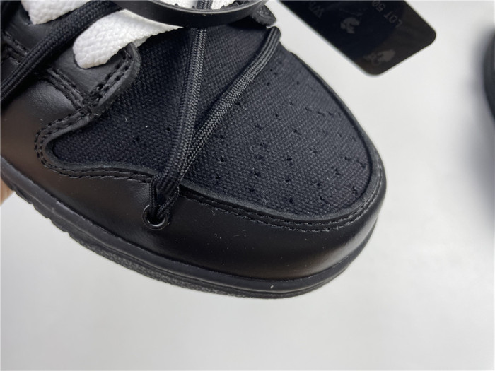 off-white x nike dunk low black dm1602-001
