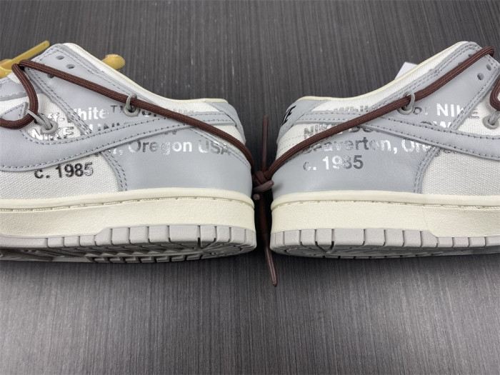 nike dunk low off-white lot 46 dm1602-102