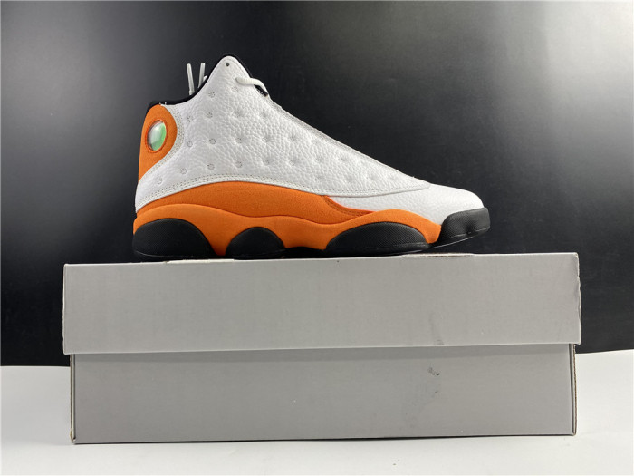air jordan retro 13 starfish white black 414571-108