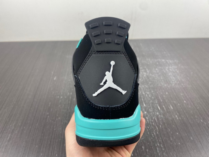 air jordan 4 black tiff any green bq7669-132