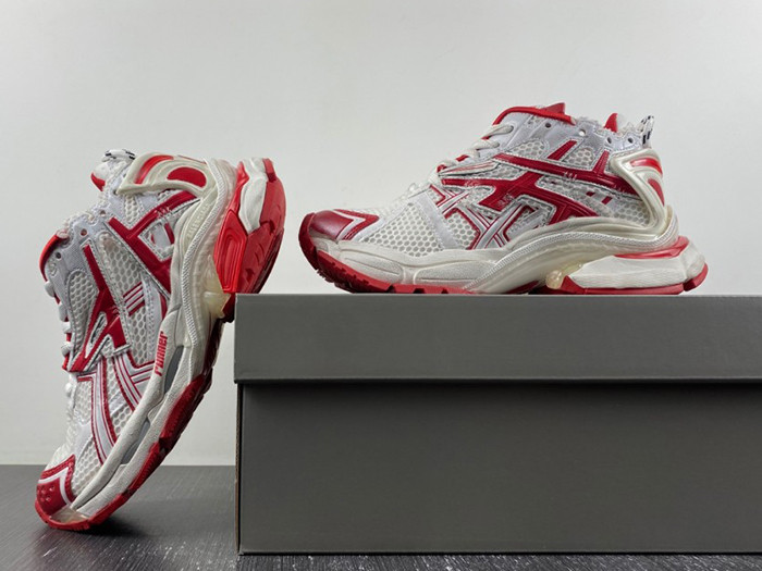 Ba*len*cia*ga runner white red 677402w3rb29060