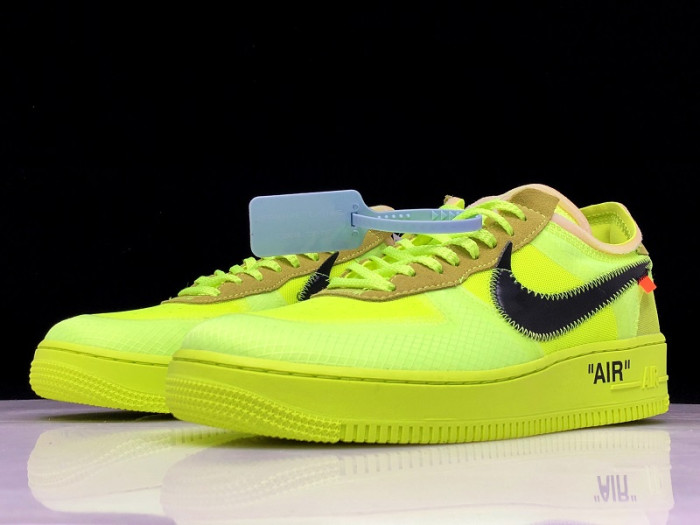 off-white nike air force 1 low volt - ao4606-700