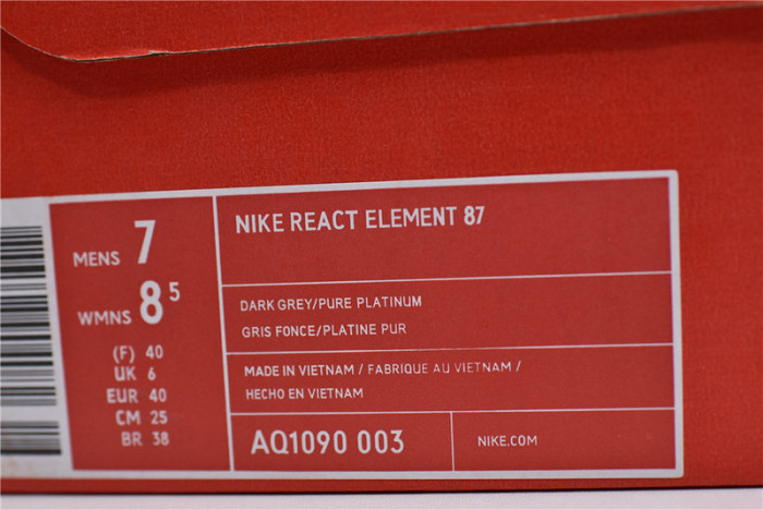 nike react element 87 dark grey photo blue aq1090-003