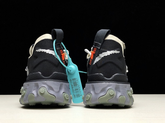 nike ispa react low black ar8555-001