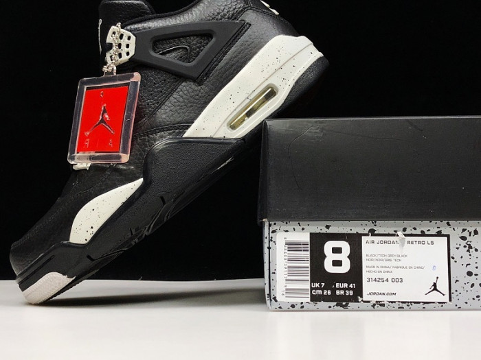 air jordan 4 retro ls "oreo" - air jordan - 314254-003