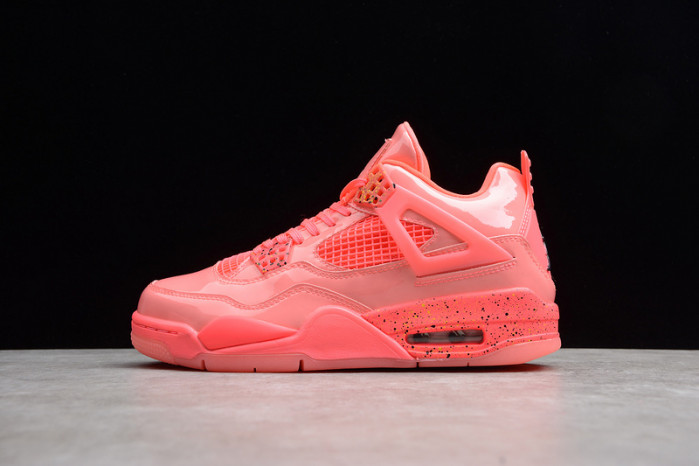 air jordan 4 retro nrg wmns ''hot punch/black-volt'' aq9128-600