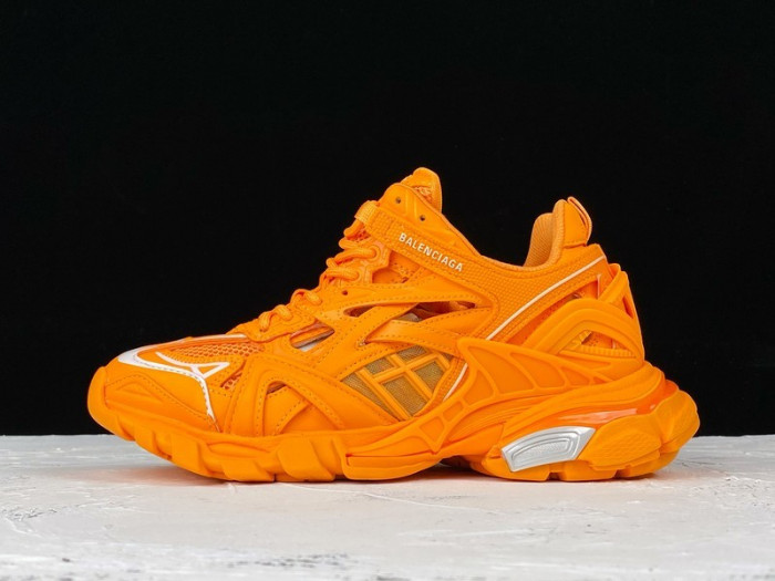 bl track trainers sneaker orange h903p074