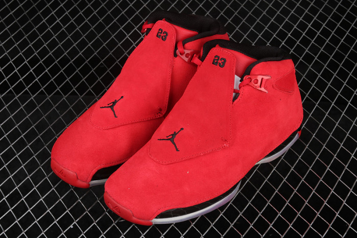 air jordan 18 retro "red suede" - air jordan - aa2494-601