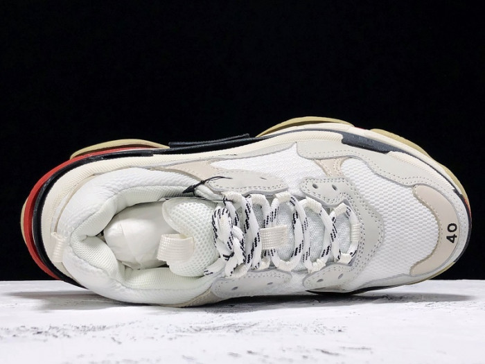 bl 17fw triple-s 2.0 cream sneakers h903p058