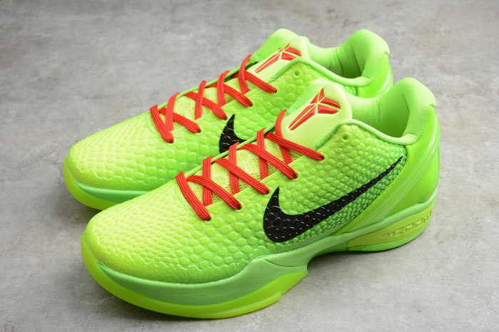 kobe 6 protro grinch green apple/volt/crimson/black cw2190-300