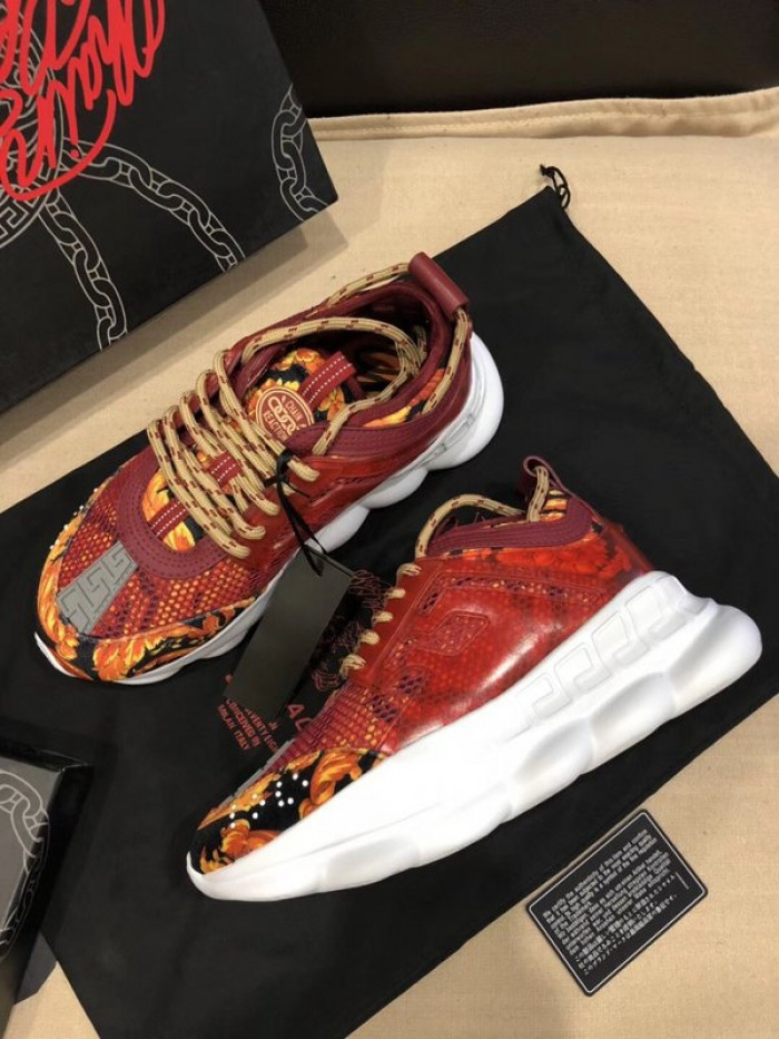 vse chain reaction red sneaker