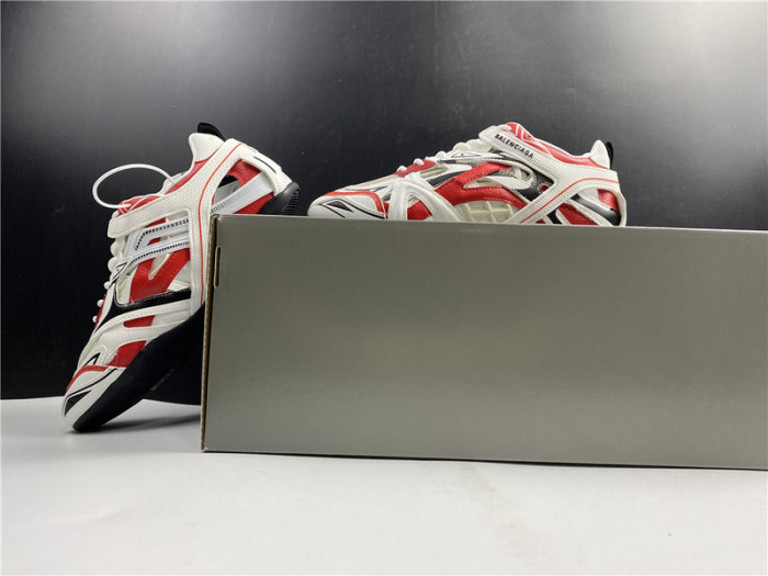bl drive sneaker white red a111704