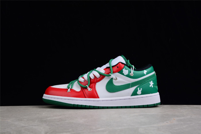 air jordan 1 low “christmas 553558-129