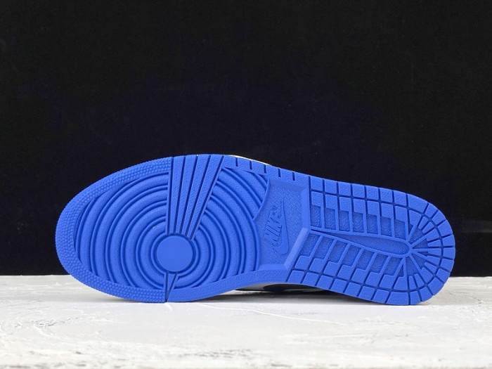 air jordan 1 retro high black game royal - 555088-041‎